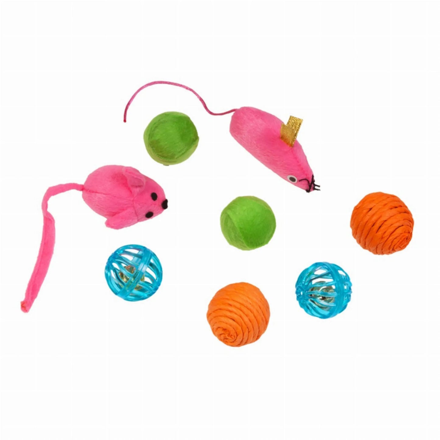 {{ KB Mouse And Ball 8pk }} dog and cat toy from ZoomieGood.