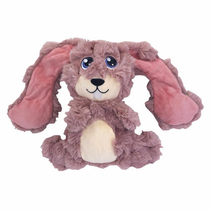 {{ KONG(R) Scrumplez Bunny Dog Plush Toy Medium }} dog and cat toy from ZoomieGood.