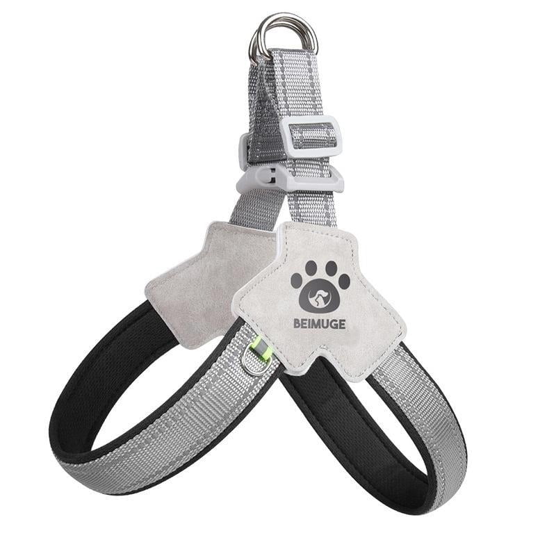 Adjustable Dog Harness Black / S Adjustable Dog Harness – Reflective, Breathable, Secure Fit