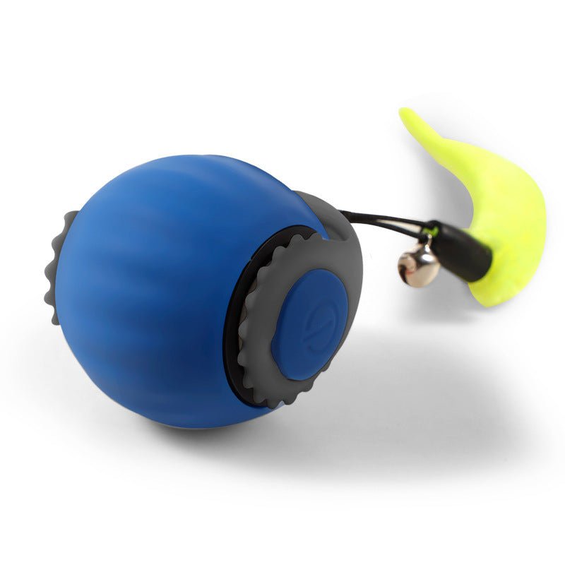 Auto Dog Toy Ball Blue Upgraded Gun Grip Auto Dog Toy Ball – Motion-Activated Rechargeable Toy