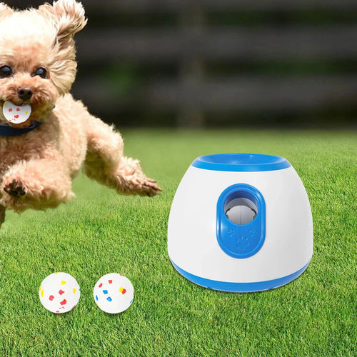 Automatic Dog Ball Launcher United States / Blue Automatic Dog Ball Launcher – 10–30ft Adjustable
