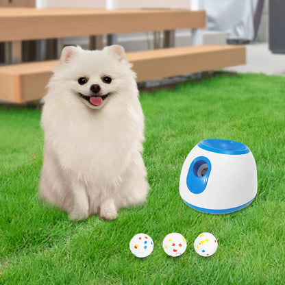 {{ Automatic Dog Ball Launcher – 10–30ft Adjustable }} dog and cat toy from ZoomieGood.