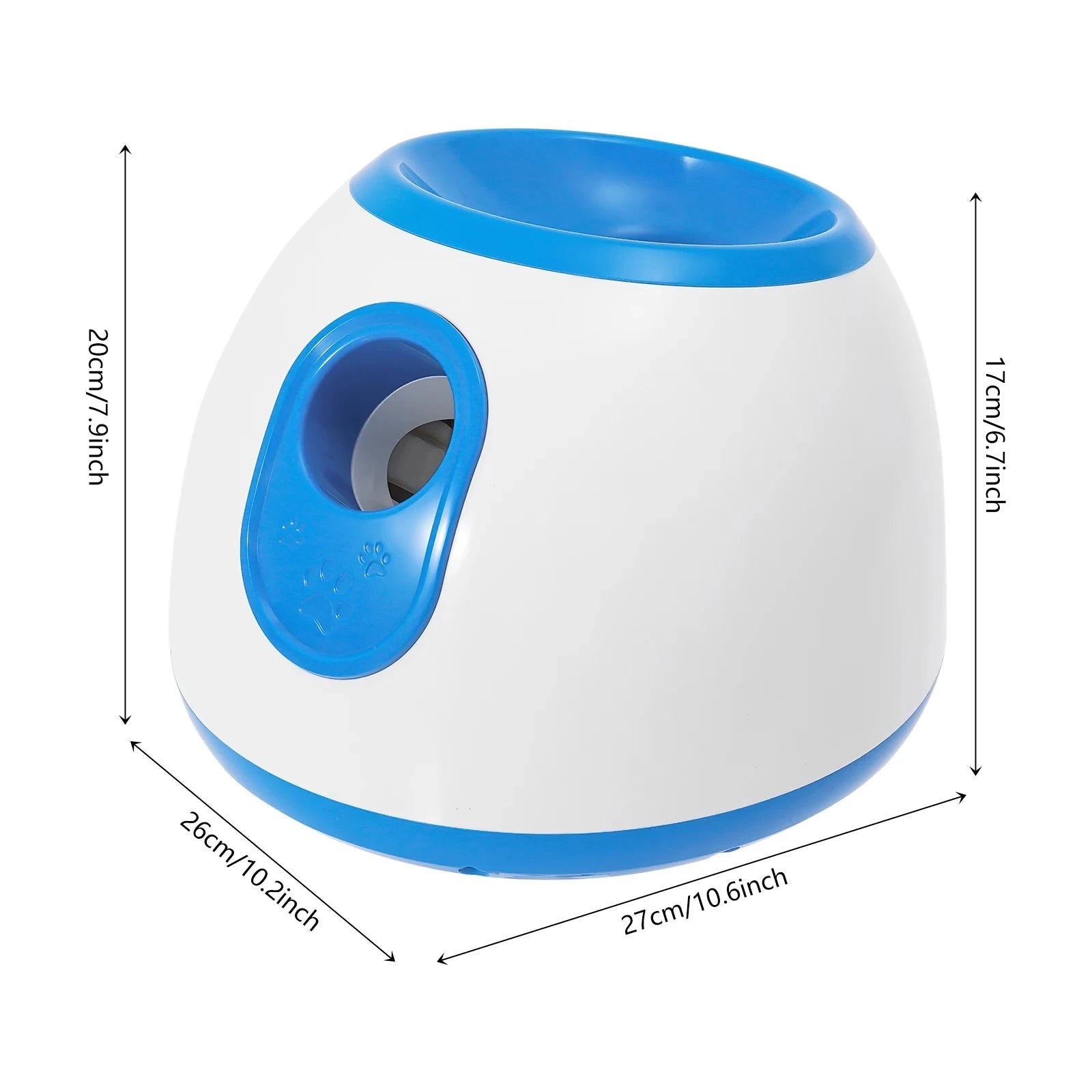 Automatic Dog Ball Launcher United States / Blue Automatic Dog Ball Launcher – 10–30ft Adjustable