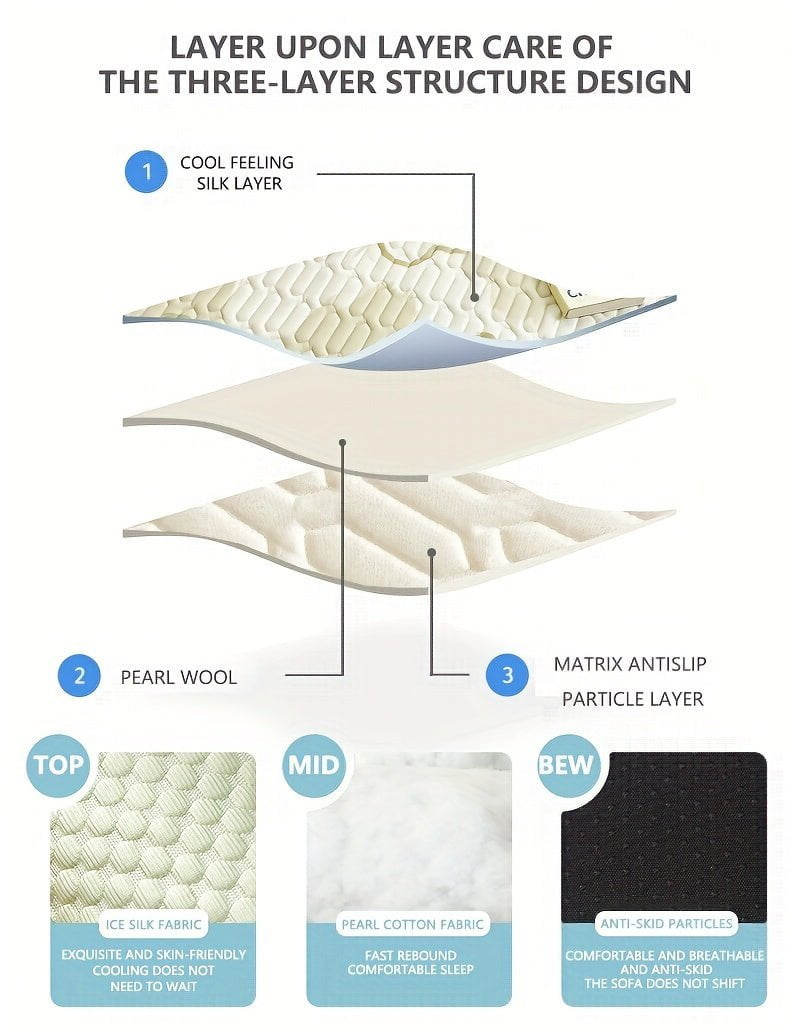 Cooling Pet Sofa Bed Blue / United States Cooling Pet Sofa Bed – Breathable & Washable Comfort