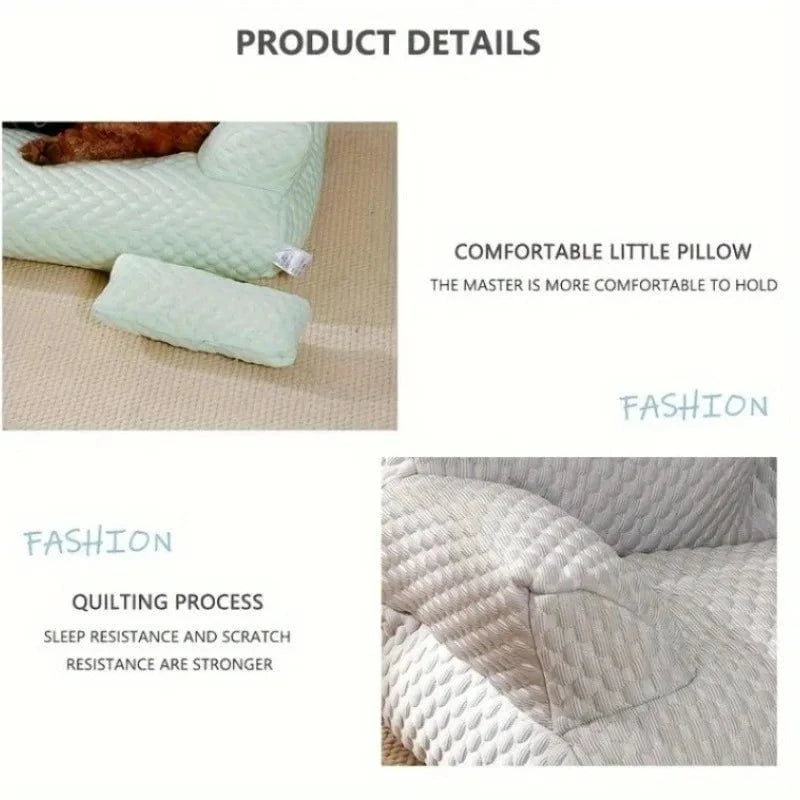 Cooling Pet Sofa Bed Blue / United States Cooling Pet Sofa Bed – Breathable & Washable Comfort