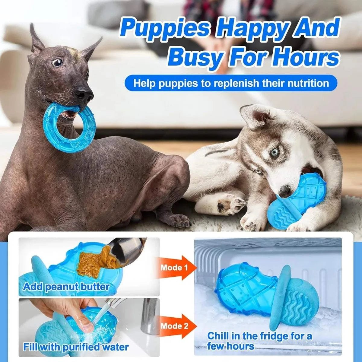 Dog Cooling Chew Toys 3pcs Dog Cooling Chew Toys (3pcs) – Summer Relief Set