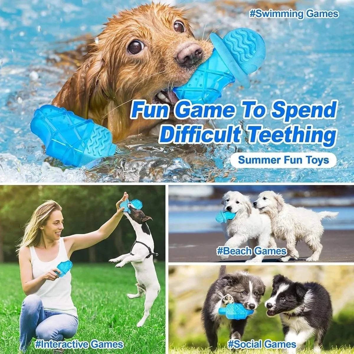 Dog Cooling Chew Toys 3pcs Dog Cooling Chew Toys (3pcs) – Summer Relief Set