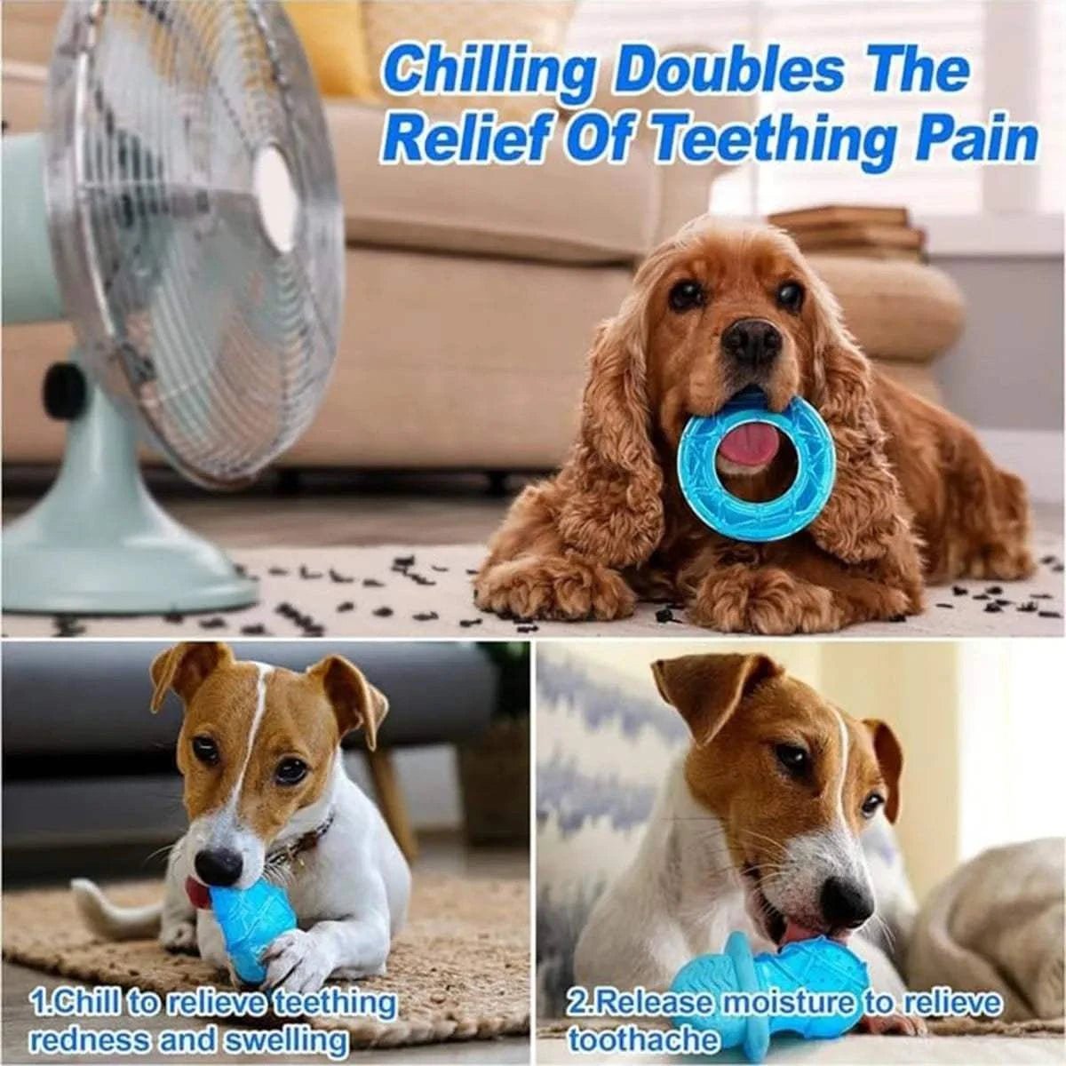 Dog Cooling Chew Toys 3pcs Dog Cooling Chew Toys (3pcs) – Summer Relief Set