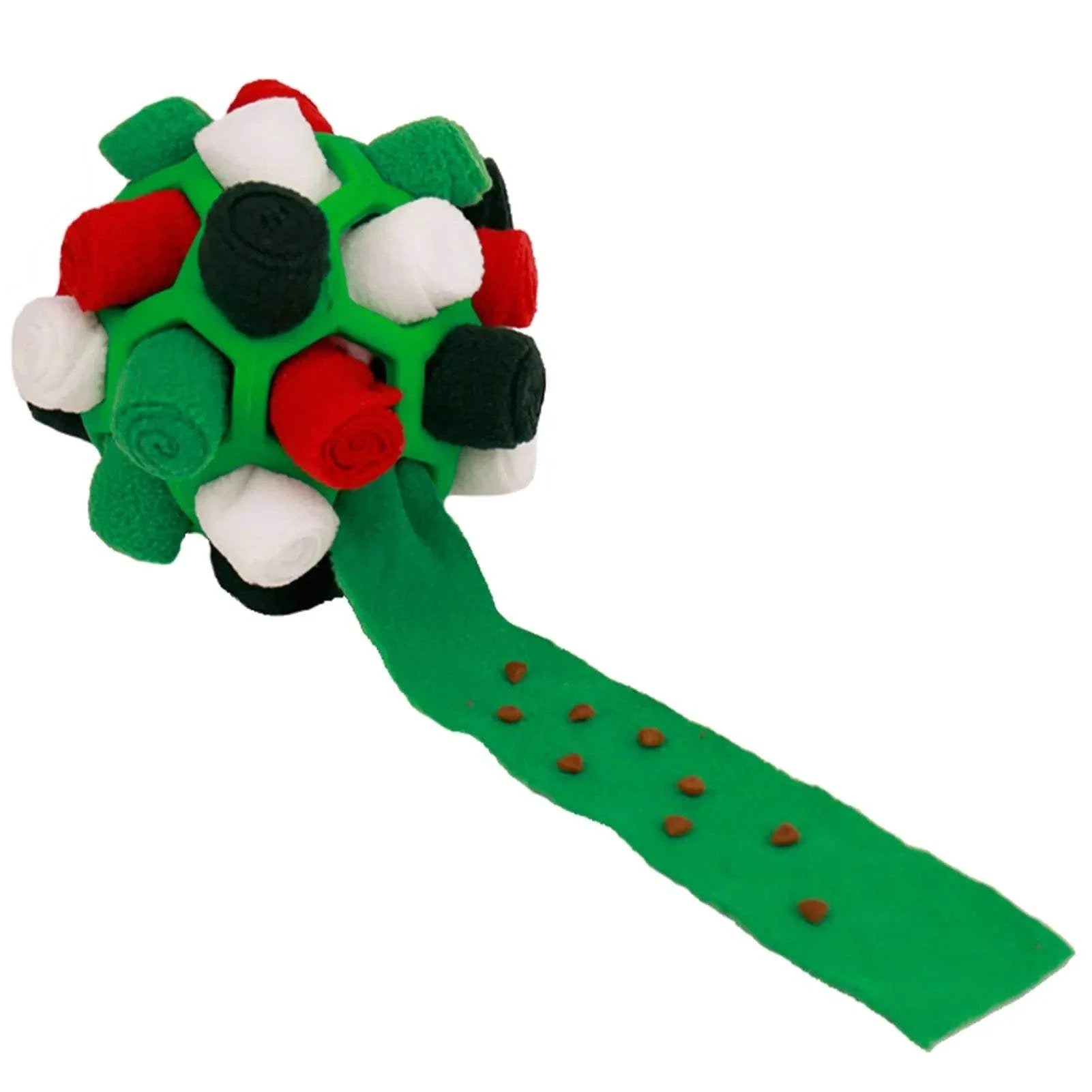 Dog Snuffle Ball Green Dog Snuffle Ball – Slow Feeder & Treat Puzzle Toy