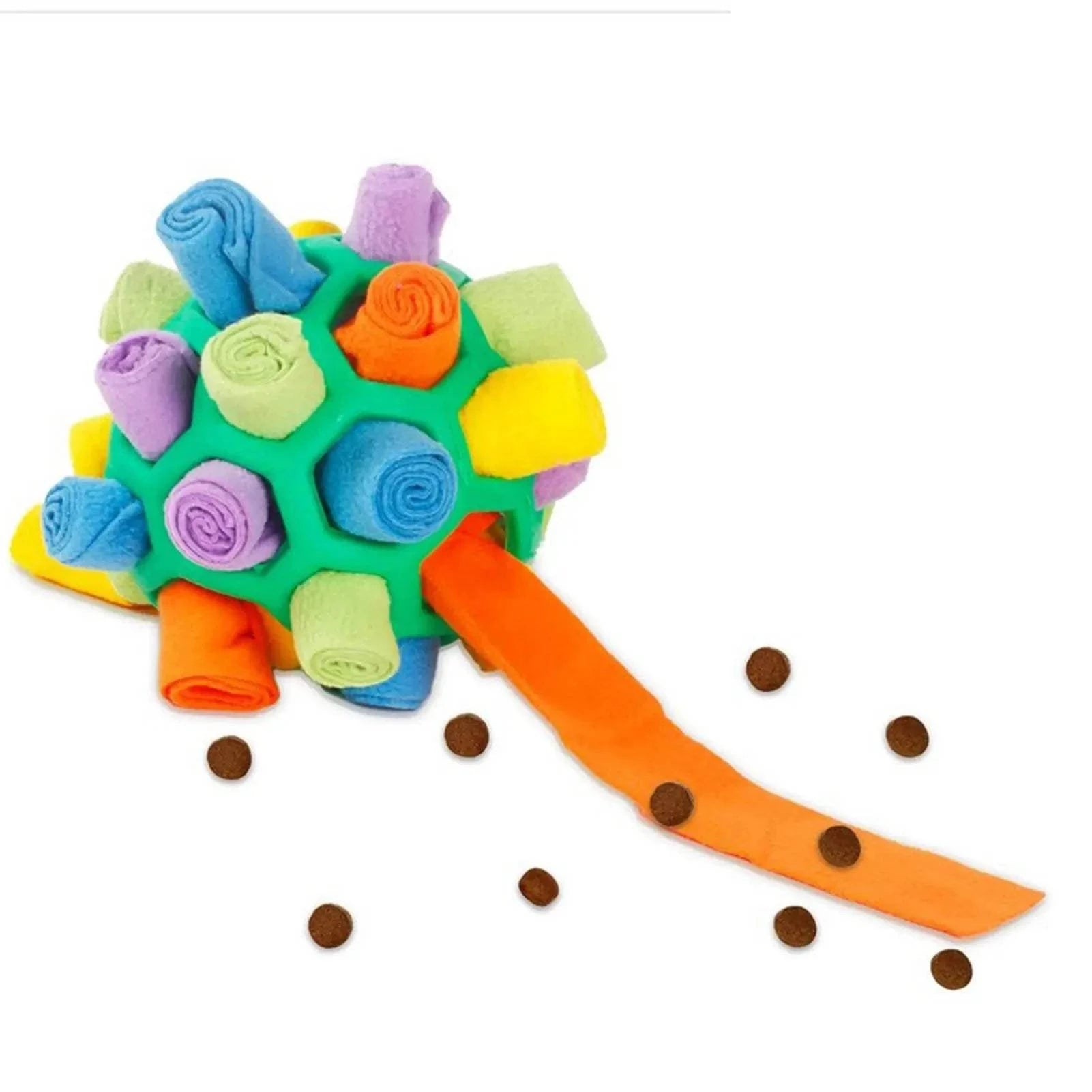 Dog Snuffle Ball MultiColor Dog Snuffle Ball – Slow Feeder & Treat Puzzle Toy