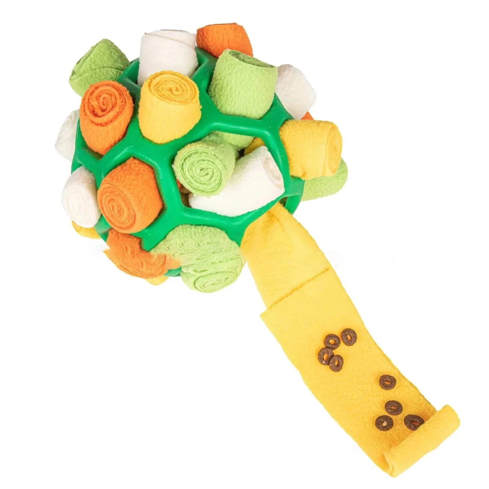 Dog Snuffle Ball Yellow Dog Snuffle Ball – Slow Feeder & Treat Puzzle Toy