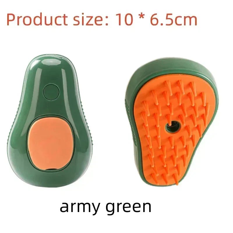 Dog Steam Brush Electric Dog Steam Brush – 3-in-1 Grooming Comb