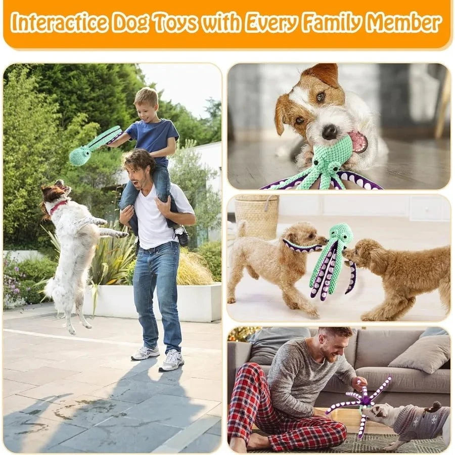Plush Dog Toy United States Large Squeaky Plush Dog Toy – Daily Fun & Training