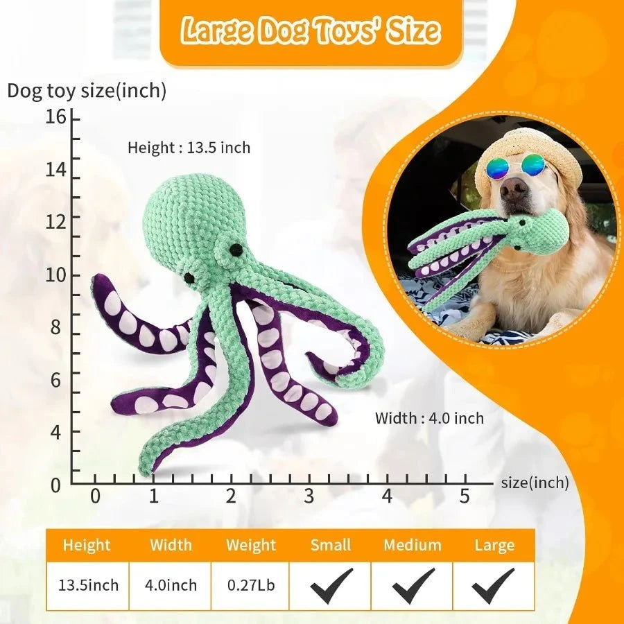 Plush Dog Toy United States Large Squeaky Plush Dog Toy – Daily Fun & Training