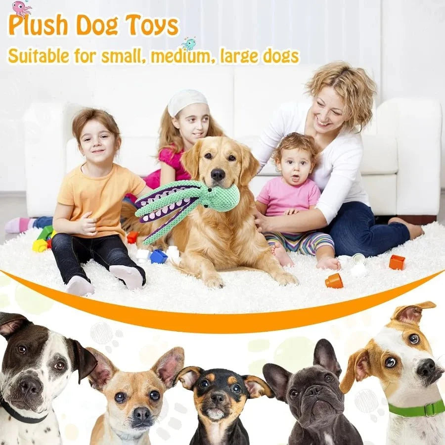 Plush Dog Toy United States Large Squeaky Plush Dog Toy – Daily Fun & Training