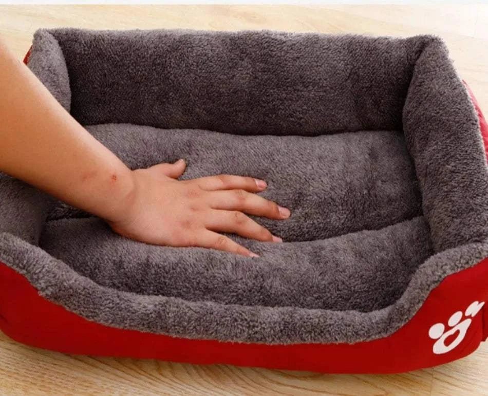 Orthopedic Dog Bed Large Waterproof Pet Bed – Washable Plush Mat