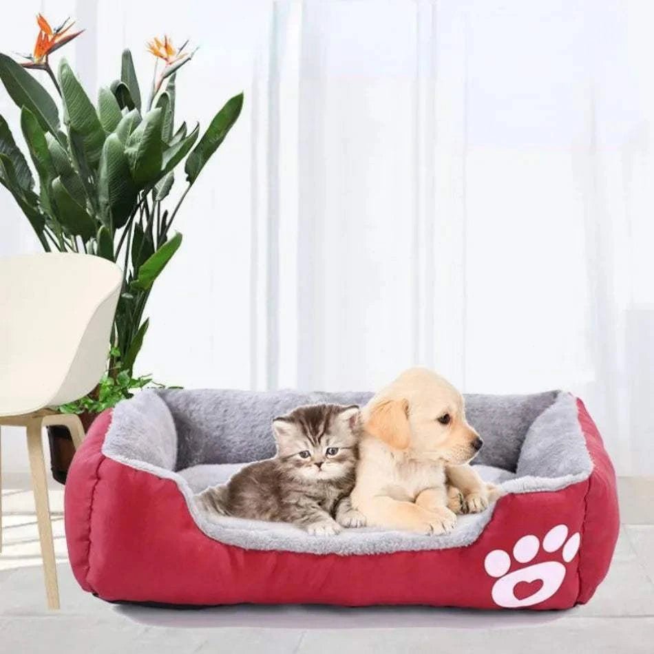 Orthopedic Dog Bed Large Waterproof Pet Bed – Washable Plush Mat