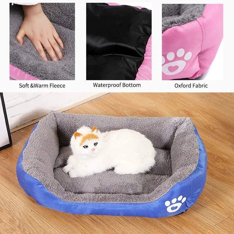 Orthopedic Dog Bed Large Waterproof Pet Bed – Washable Plush Mat