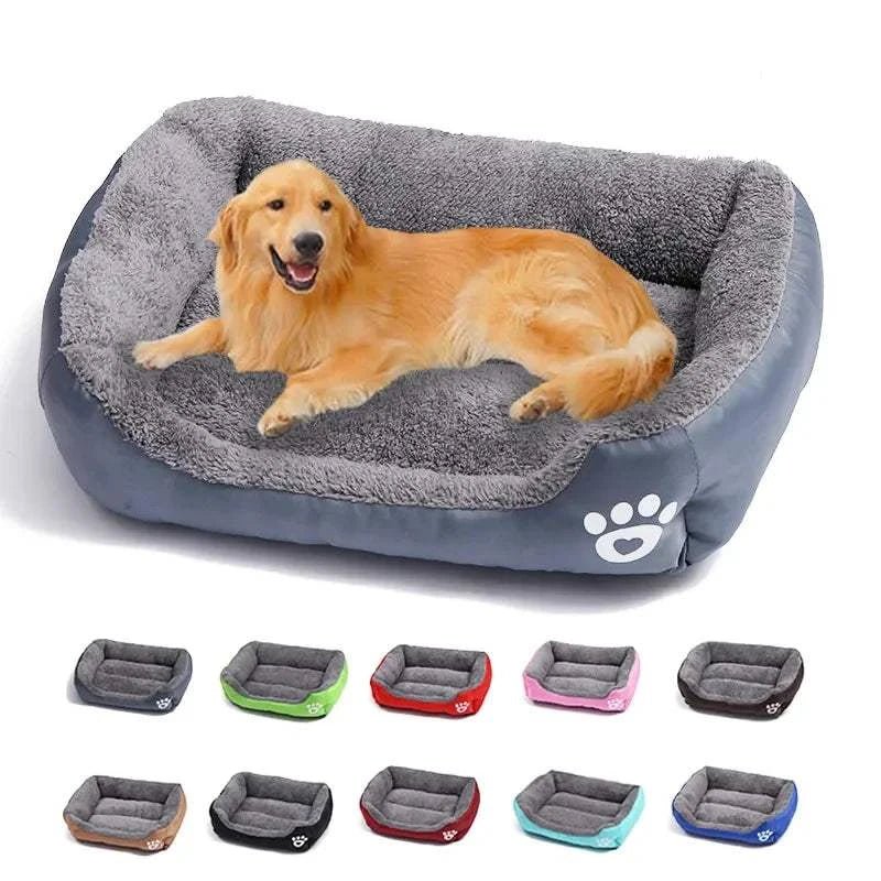 Orthopedic Dog Bed Large Waterproof Pet Bed – Washable Plush Mat