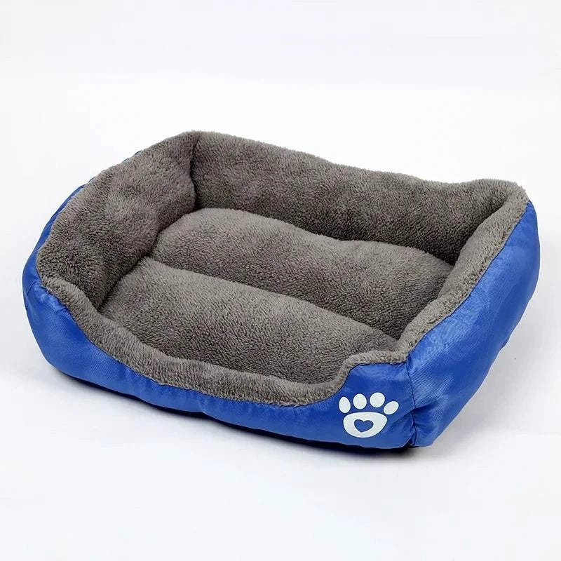 Orthopedic Dog Bed Dark Blue / XL Large Waterproof Pet Bed – Washable Plush Mat
