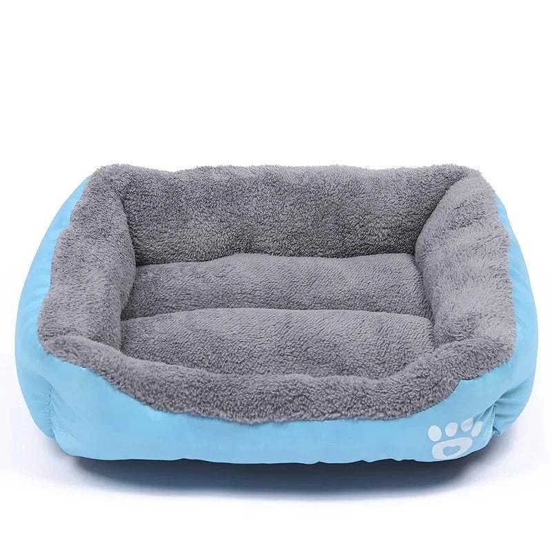 Orthopedic Dog Bed Light Blue / XL Large Waterproof Pet Bed – Washable Plush Mat