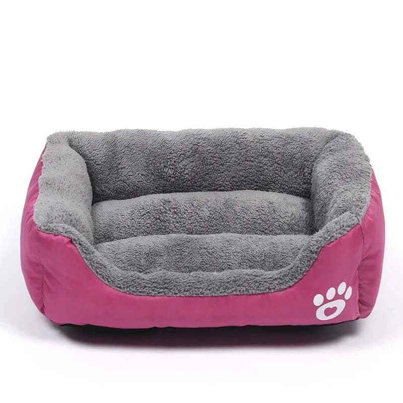 Orthopedic Dog Bed Pink / XL Large Waterproof Pet Bed – Washable Plush Mat
