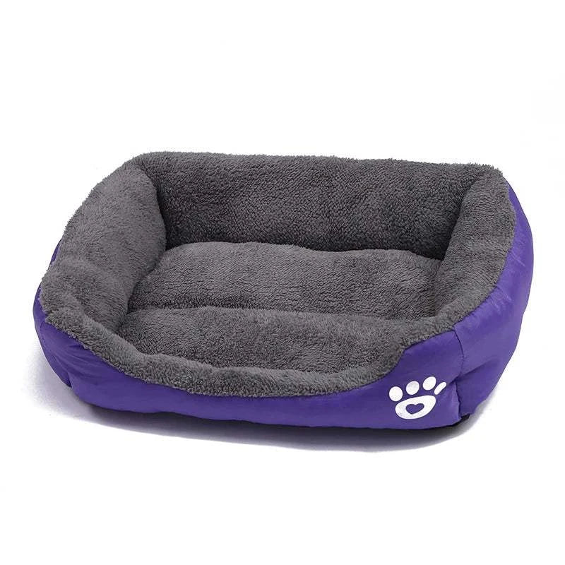 Orthopedic Dog Bed Purple / XL Large Waterproof Pet Bed – Washable Plush Mat