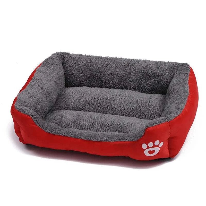 Orthopedic Dog Bed Red / XL Large Waterproof Pet Bed – Washable Plush Mat