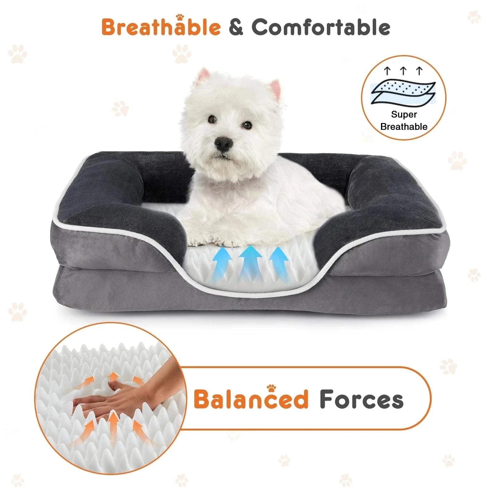 Orthopedic Dog Bed Orthopedic Memory Foam Dog Bed