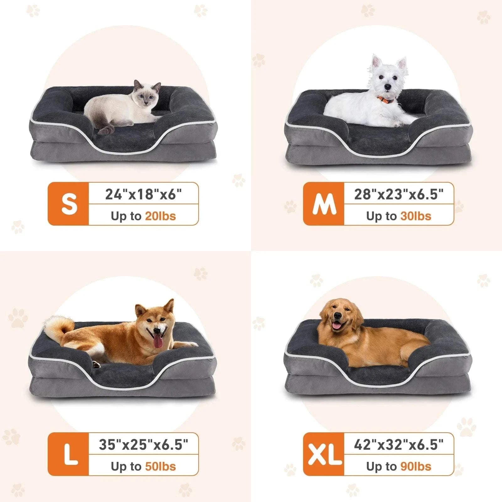 Orthopedic Dog Bed Orthopedic Memory Foam Dog Bed