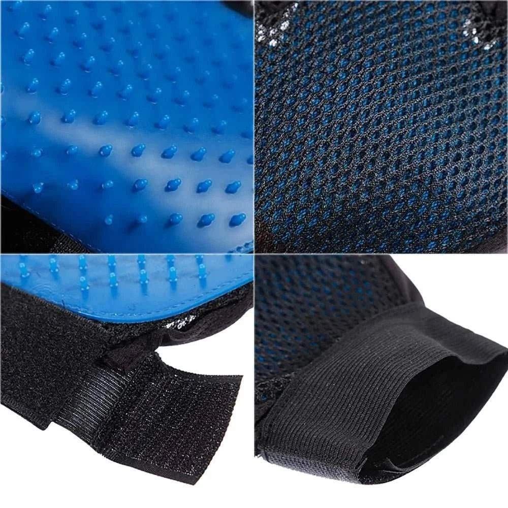Pet Grooming Glove Random color M Pet Grooming Glove – Shedding & Massage Mitt for Dogs