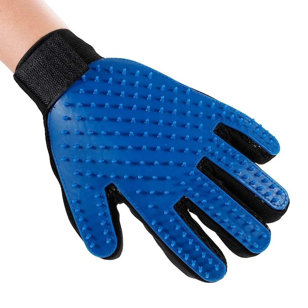Pet Grooming Glove Random color M Pet Grooming Glove – Shedding & Massage Mitt for Dogs