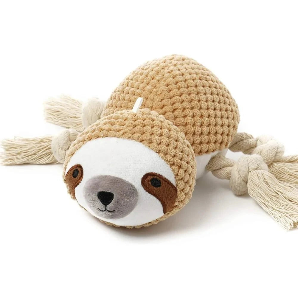 Squeaky Dog Toy Brown-1pc / United States Plush Panda Squeaky Dog Toy for Small Dogs