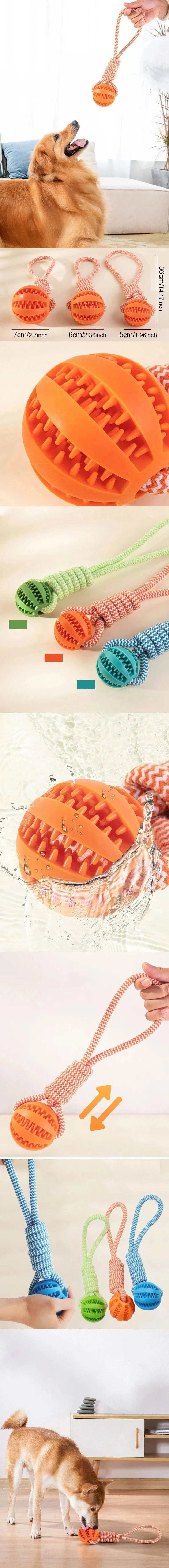 Rubber Dog Ball Rubber Dog Ball – Treat Toy & Dental Chew in 3 Sizes
