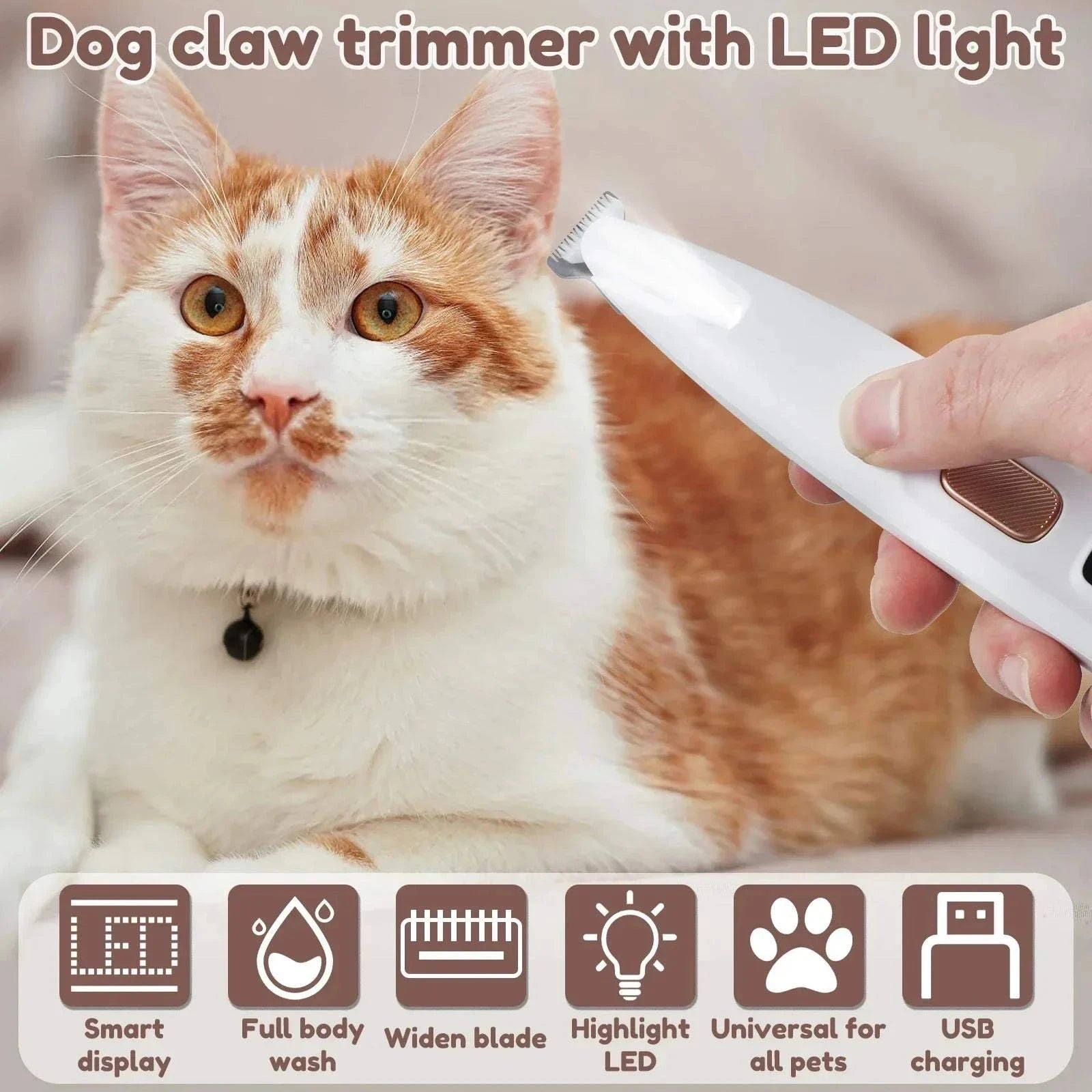Smart Dog Hair Trimmer Smart Dog Hair Trimmer – CE Certified Grooming Clipper