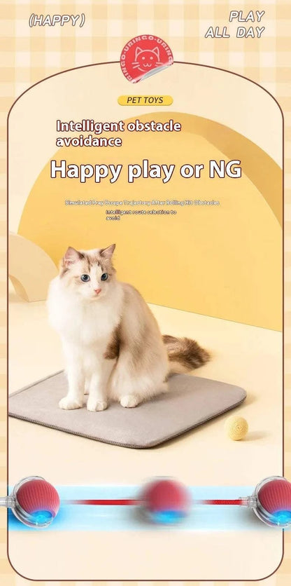 {{ Smart Rolling Dog Ball – Interactive USB Pet Toy }} dog and cat toy from ZoomieGood.