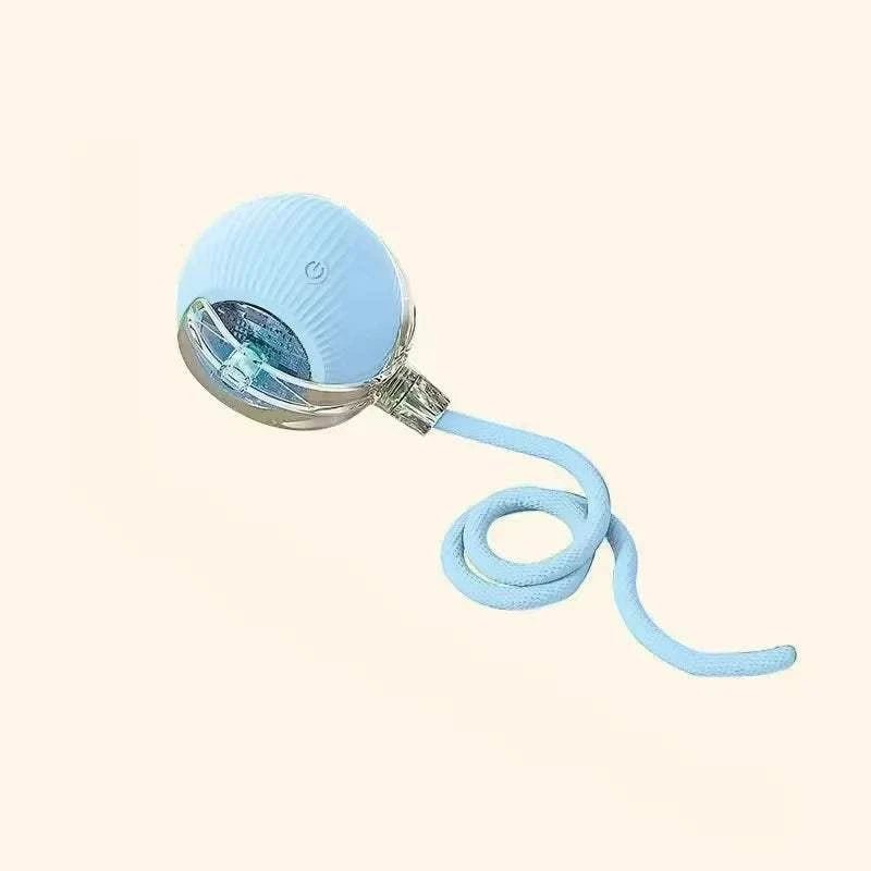 Smart Rolling Dog Ball Blue Tail ball Smart Rolling Dog Ball – Interactive USB Pet Toy