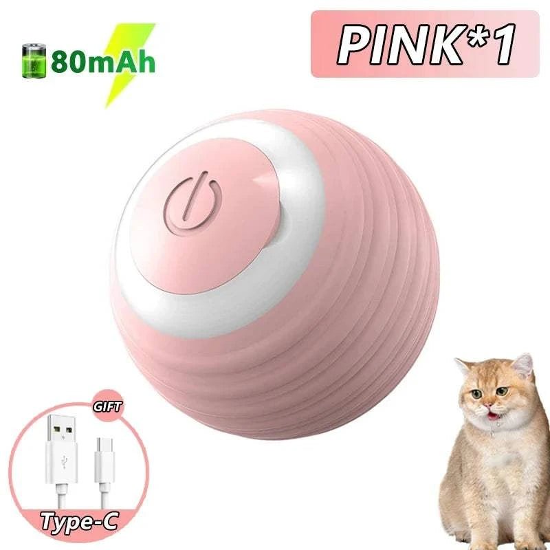 {{ Smart USB Pet Toy Ball – Light-Up Bouncing Fun }} dog and cat toy from ZoomieGood.