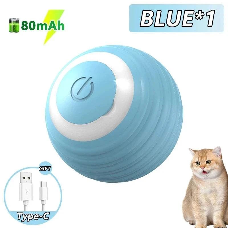 {{ Smart USB Pet Toy Ball – Light-Up Bouncing Fun }} dog and cat toy from ZoomieGood.