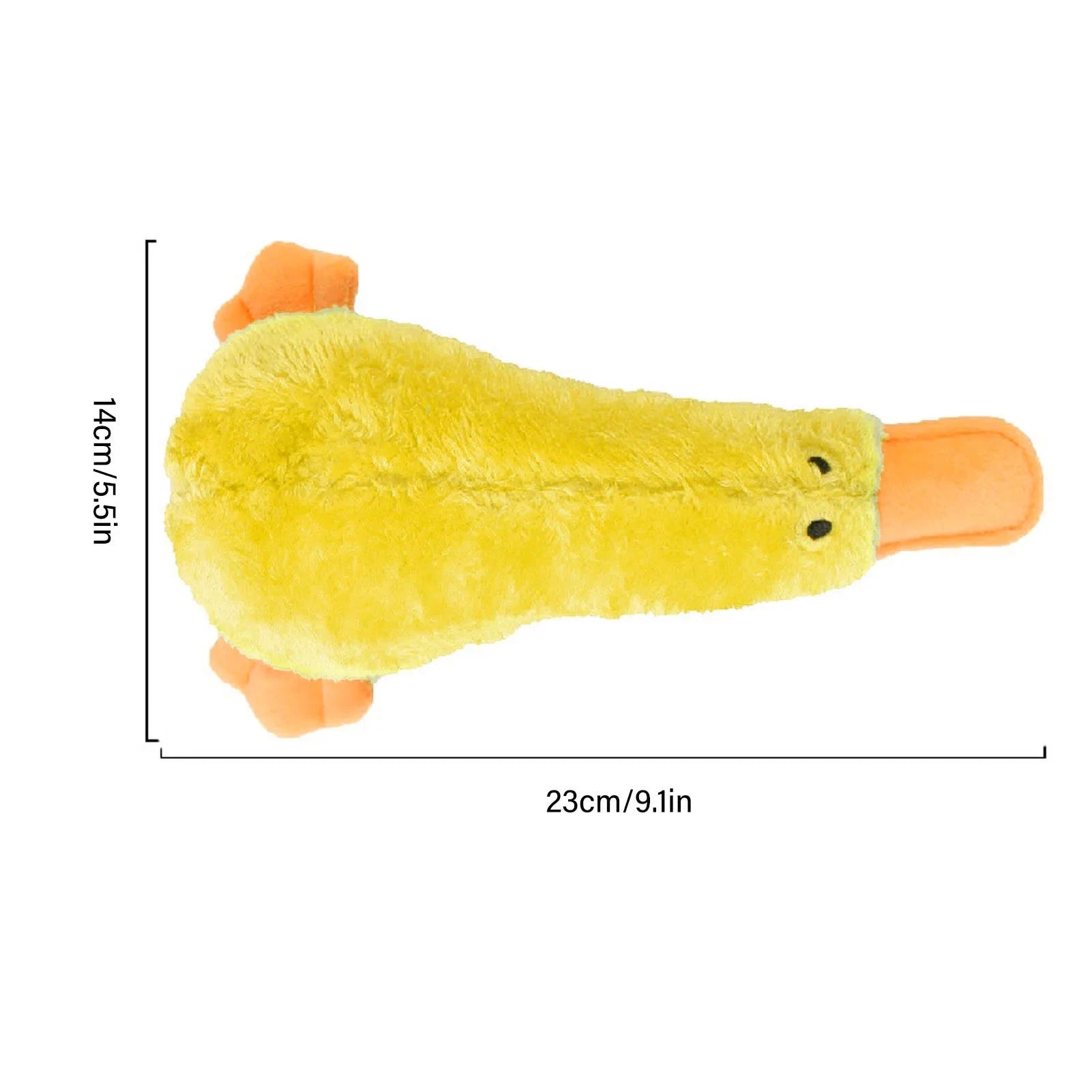 Squeaky Bird Plush Dog Toy Yellow / United States Squeaky Bird Plush Dog Toy – Soft & Interactive